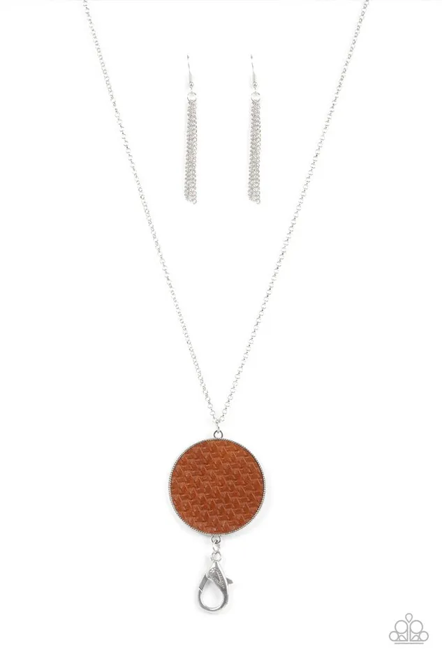 Paparazzi Jewelry Necklaces Paparazzi Necklace Wondrously Woven Brown Paparazzi Jewelry Necklaces Paparazzi Necklace Wondrously Woven Brown