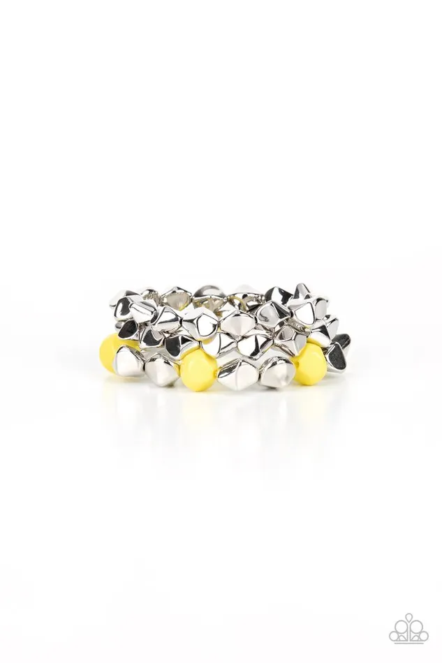 Paparazzi Jewelry Paparazzi Bracelet A Perfect TENACIOUS Yellow Bracelets Paparazzi Jewelry Paparazzi Bracelet A Perfect TENACIOUS Yellow Bracelets
