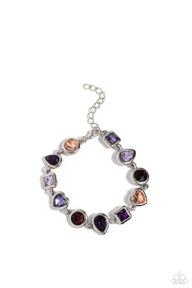 Paparazzi Jewelry Paparazzi Bracelet Actively Abstract Purple Bracelets Paparazzi Jewelry Paparazzi Bracelet Actively Abstract Purple Bracelets