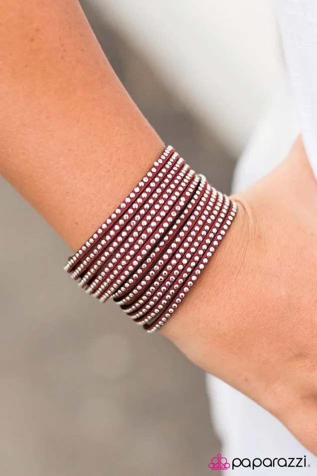 Paparazzi Jewelry Paparazzi Bracelet Dont Eat the Glitter Red Bracelets