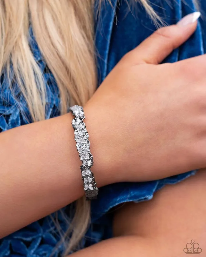Paparazzi Jewelry Paparazzi Bracelet Enticingly Icy Black Bracelets Paparazzi Jewelry Paparazzi Bracelet Enticingly Icy Black Bracelets