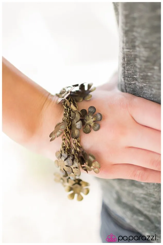 Paparazzi Jewelry Paparazzi Bracelet Please Dont Eat The Daisies Brass Bracelets