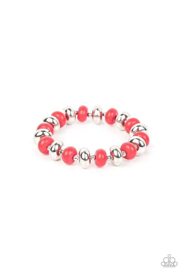 Paparazzi Jewelry Paparazzi Bracelet Stone Age Aesthetic Red Bracelets Paparazzi Jewelry Paparazzi Bracelet Stone Age Aesthetic Red Bracelets