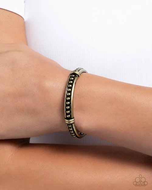 Paparazzi Jewelry Paparazzi Bracelet Studded Surprise Brass Bracelets