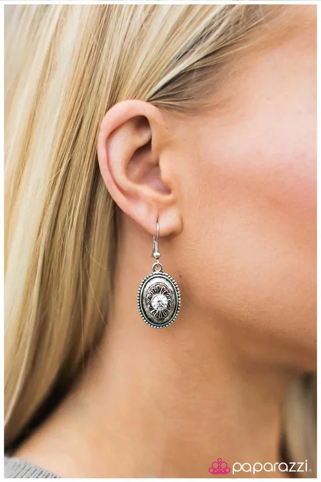 Paparazzi Jewelry Paparazzi Earring I Will Remember You Silver Earrings