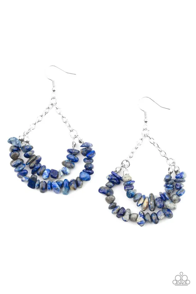 Paparazzi Jewelry Paparazzi Earring Rainbow Rock Gardens Blue Earrings Paparazzi Jewelry Paparazzi Earring Rainbow Rock Gardens Blue Earrings