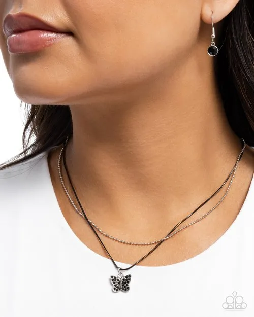 Paparazzi Jewelry Paparazzi Necklace Adorable Ascension Black Necklaces