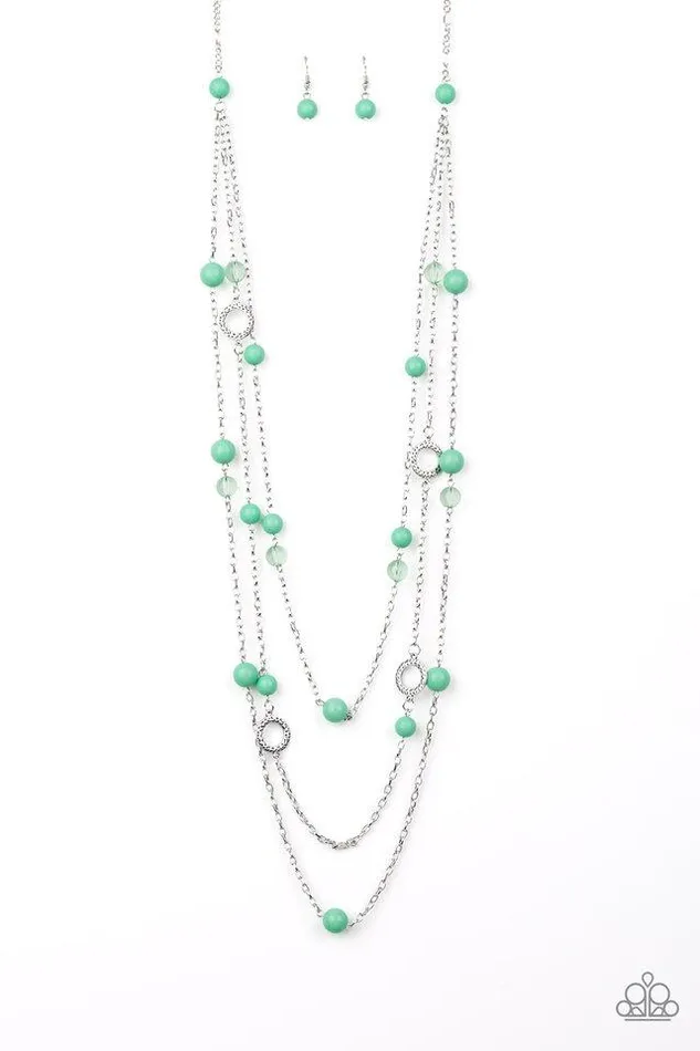 Paparazzi Jewelry Paparazzi Necklace Brilliant Bliss Green Necklaces