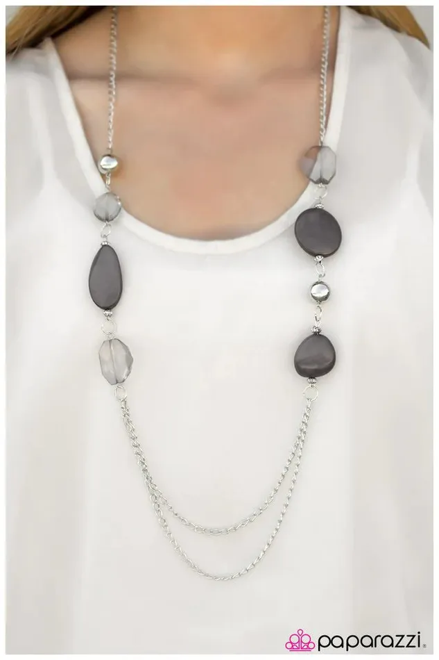 Paparazzi Jewelry Paparazzi Necklace Cast In Stone Silver Necklaces