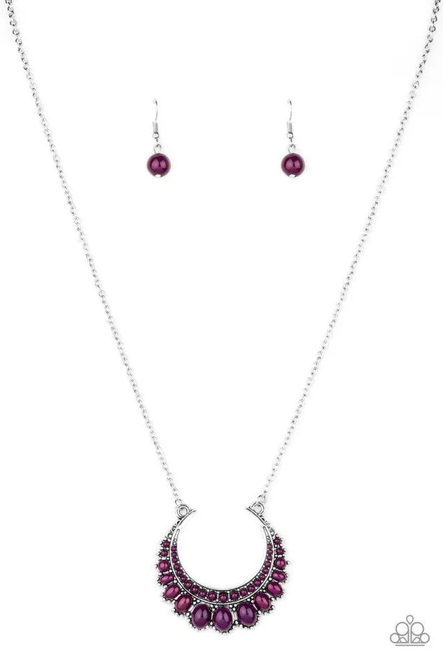 Paparazzi Jewelry Paparazzi Necklace Count To ZEN Purple Necklaces