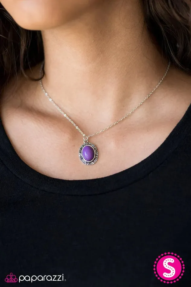Paparazzi Jewelry Paparazzi Necklace Create Your Own Sunshine Purple Necklaces