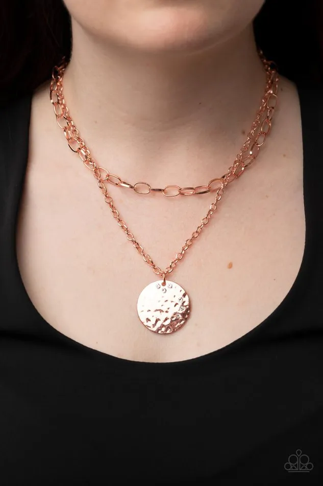 Paparazzi Jewelry Paparazzi Necklace Highlight of My Life Copper Necklaces