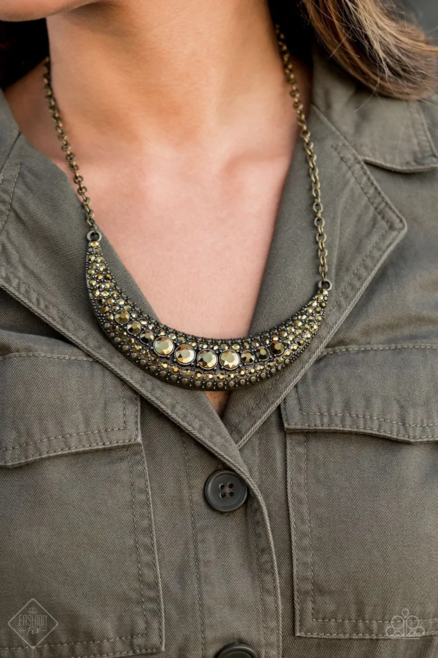 Paparazzi Jewelry Paparazzi Necklace Moon Child Magic Brass Fashion Fix Aug2020 Necklaces