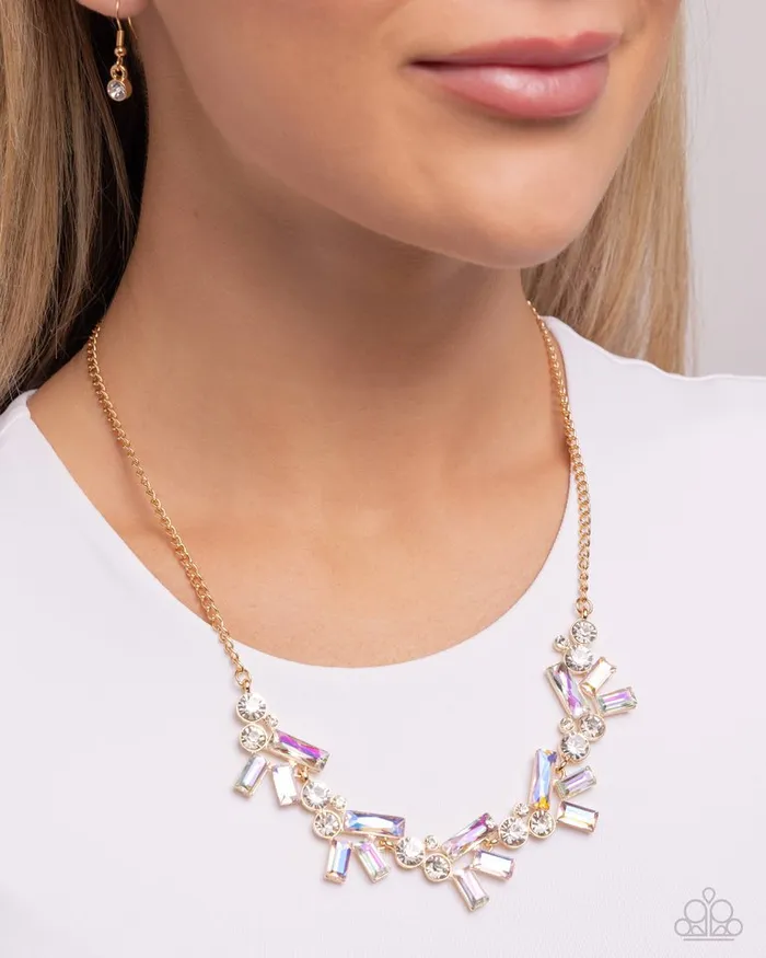 Paparazzi Jewelry Paparazzi Necklace Serene Statement Gold Necklaces