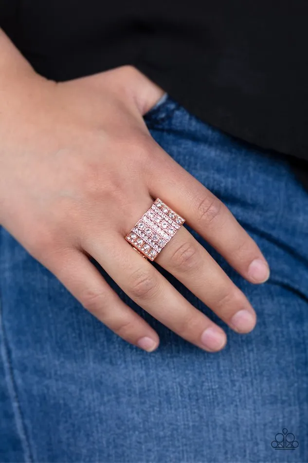 Paparazzi Jewelry Paparazzi Ring Diamond Drama Copper Rings