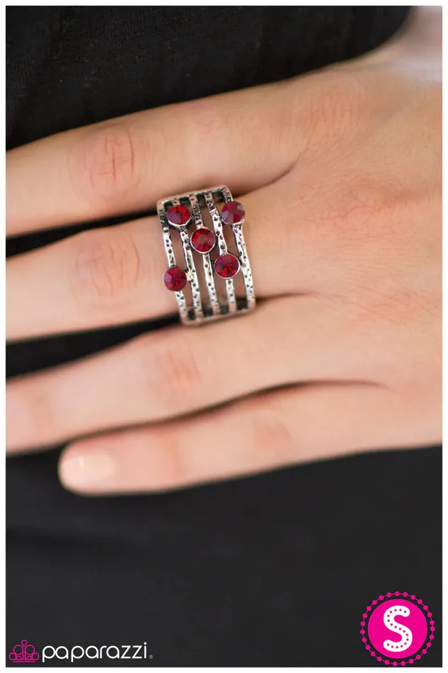 Paparazzi Jewelry Paparazzi Ring Offbeat Red Rings