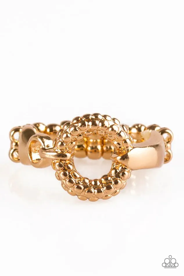 Paparazzi Jewelry Paparazzi Ring Rebel Chic Gold Rings