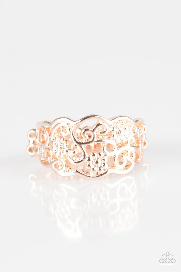 Paparazzi Jewelry Paparazzi Ring Wild About Wildflowers Rose Gold Rings