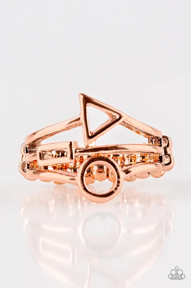 Paparazzi Jewelry Rings Paparazzi Ring Better Shape Up Copper