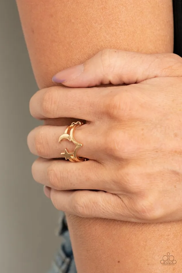 Paparazzi Jewelry Rings Paparazzi Ring Charmingly Celestial Gold