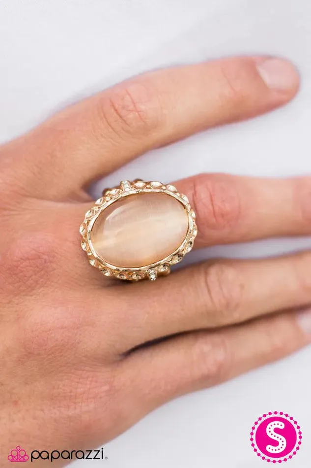 Paparazzi Jewelry Rings Paparazzi Ring Fleeting Romance Gold