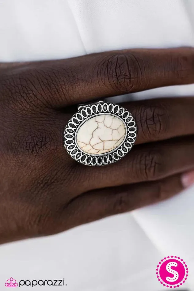 Paparazzi Jewelry Rings Paparazzi Ring Howdy Partner White