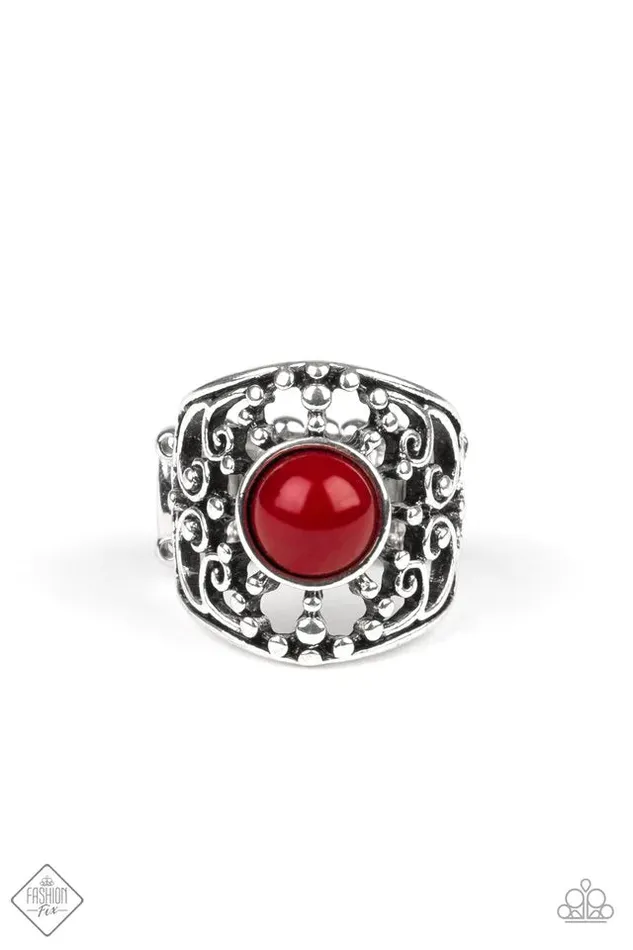 Paparazzi Jewelry Rings Paparazzi Ring On An Adventure Red