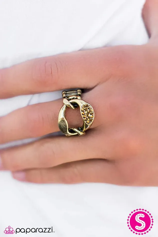Paparazzi Jewelry Rings Paparazzi Ring OneTwo Punch Brass