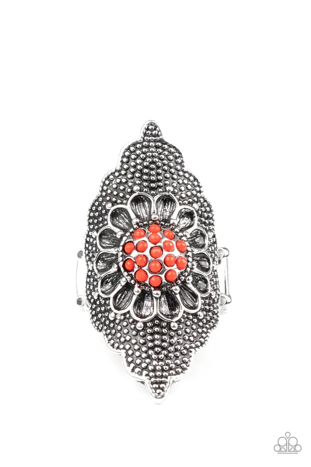 Paparazzi Jewelry Rings Paparazzi Ring Wildly Wallflower Red