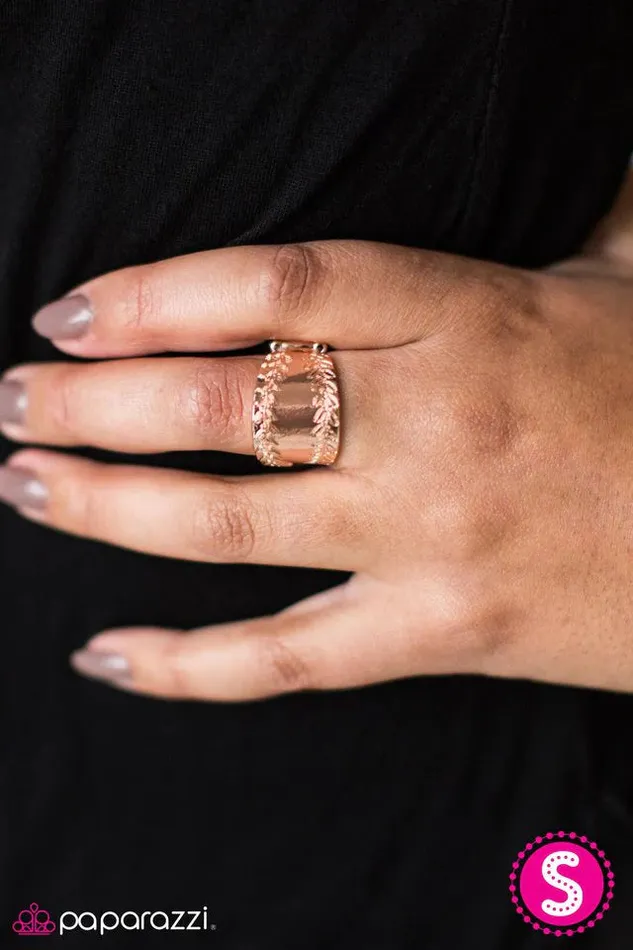 Paparazzi Jewelry Rings Paparazzi Ring Zen Garden Rose Gold