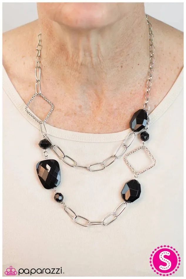 Paparazzi Necklace A Little Get Together Black Paparazzi Jewelry Necklaces