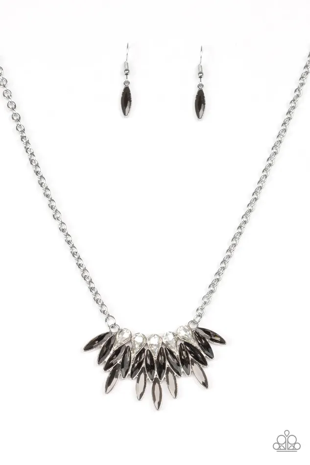 Paparazzi Necklace Crown Couture Silver Paparazzi Jewelry Necklaces