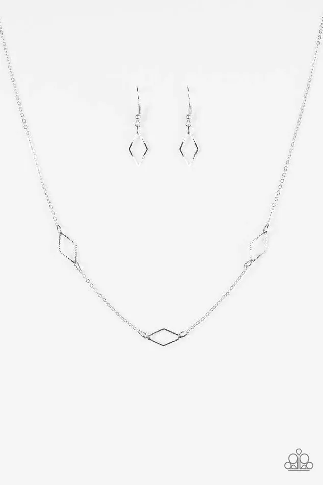 Paparazzi Necklace Dangerously Dainty Silver Paparazzi Jewelry Necklaces