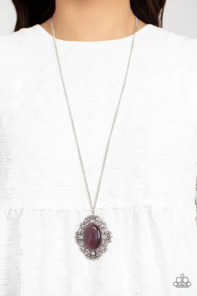 Paparazzi Necklace Dream Board Dazzle Purple Paparazzi Jewelry Necklaces