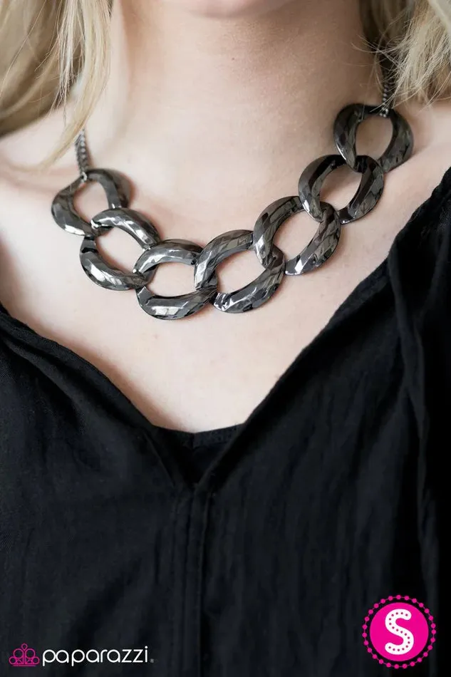 Paparazzi Necklace Living Legend Black Paparazzi Jewelry Necklaces