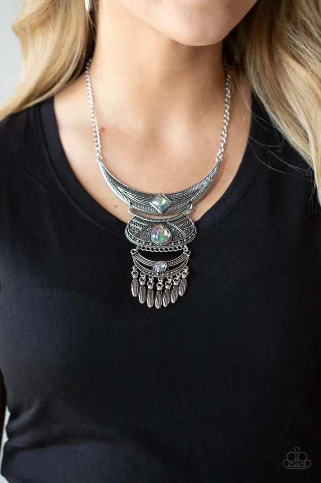 Paparazzi Necklace Lunar Enchantment Multi Paparazzi Jewelry Necklaces
