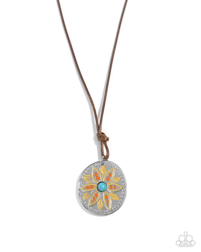 Paparazzi Necklace Mandala Marvel Orange Paparazzi Jewelry Necklaces Paparazzi Necklace Mandala Marvel Orange Paparazzi Jewelry Necklaces