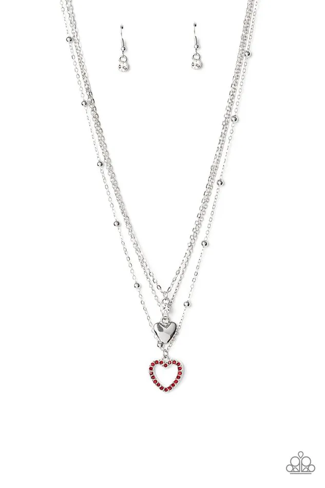 Paparazzi Necklace Never Miss a Beat Red Paparazzi Jewelry Necklaces Paparazzi Necklace Never Miss a Beat Red Paparazzi Jewelry Necklaces
