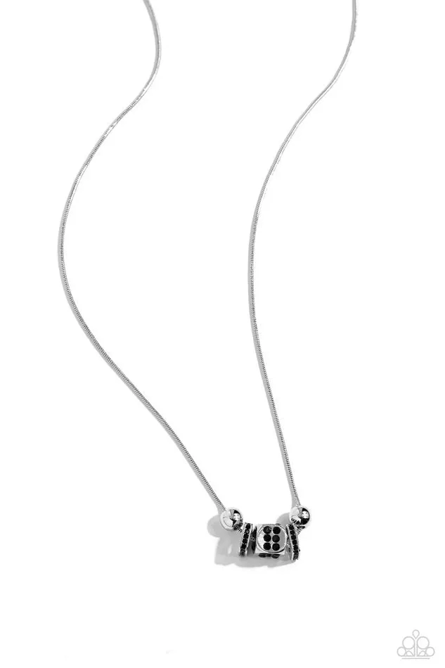 Paparazzi Necklace Rolling the Dice Black Paparazzi Jewelry Necklaces Paparazzi Necklace Rolling the Dice Black Paparazzi Jewelry Necklaces