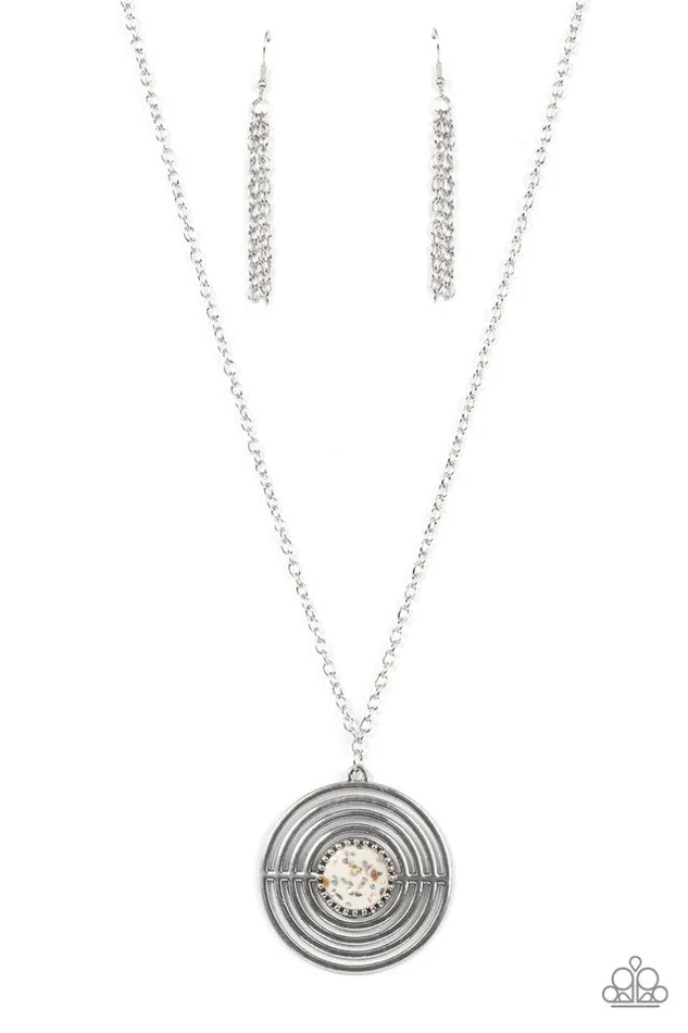 Paparazzi Necklace Targeted Tranquility White Paparazzi Jewelry Necklaces Paparazzi Necklace Targeted Tranquility White Paparazzi Jewelry Necklaces
