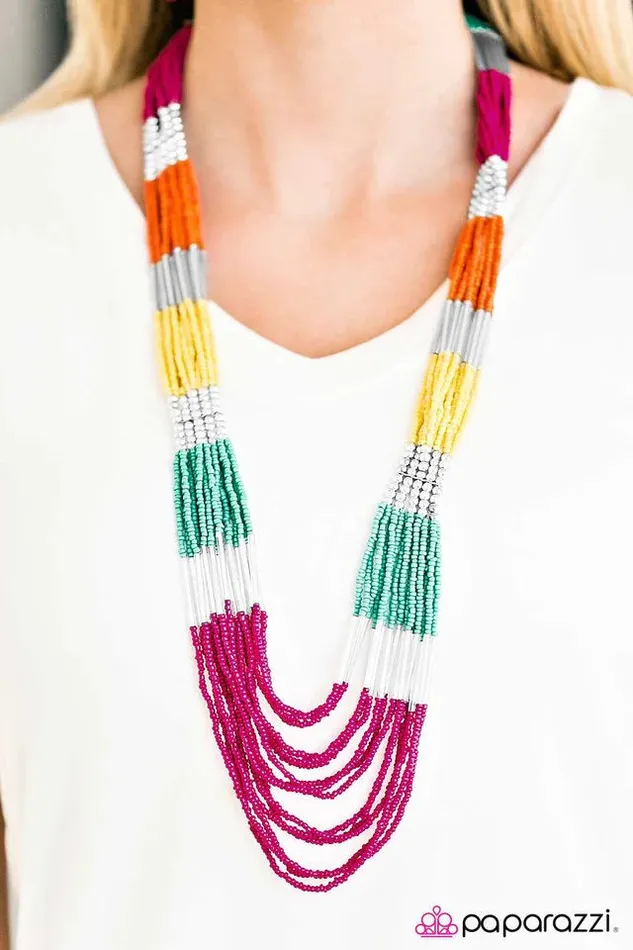 Paparazzi Necklace Wild Weekend Multi Paparazzi Jewelry Necklaces