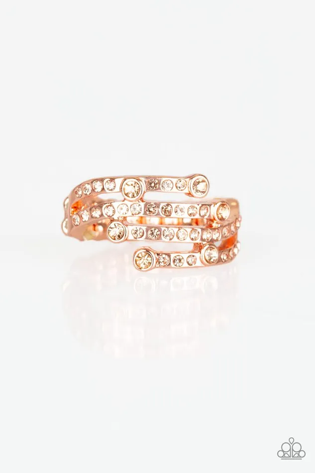 Paparazzi Ring Casino CACHE Copper Paparazzi Jewelry Rings