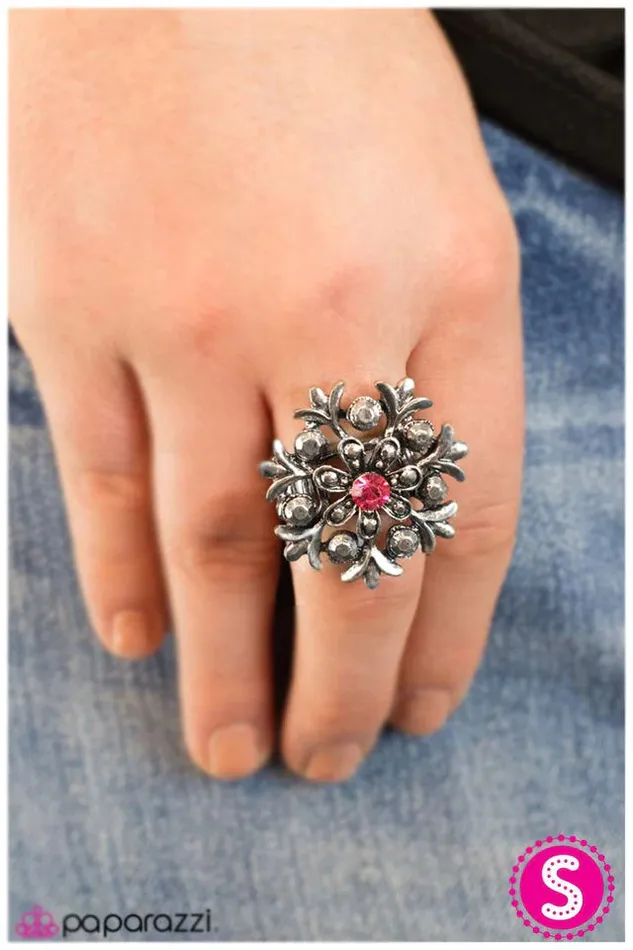 Paparazzi Ring Ice Princess Pink Paparazzi Jewelry Rings