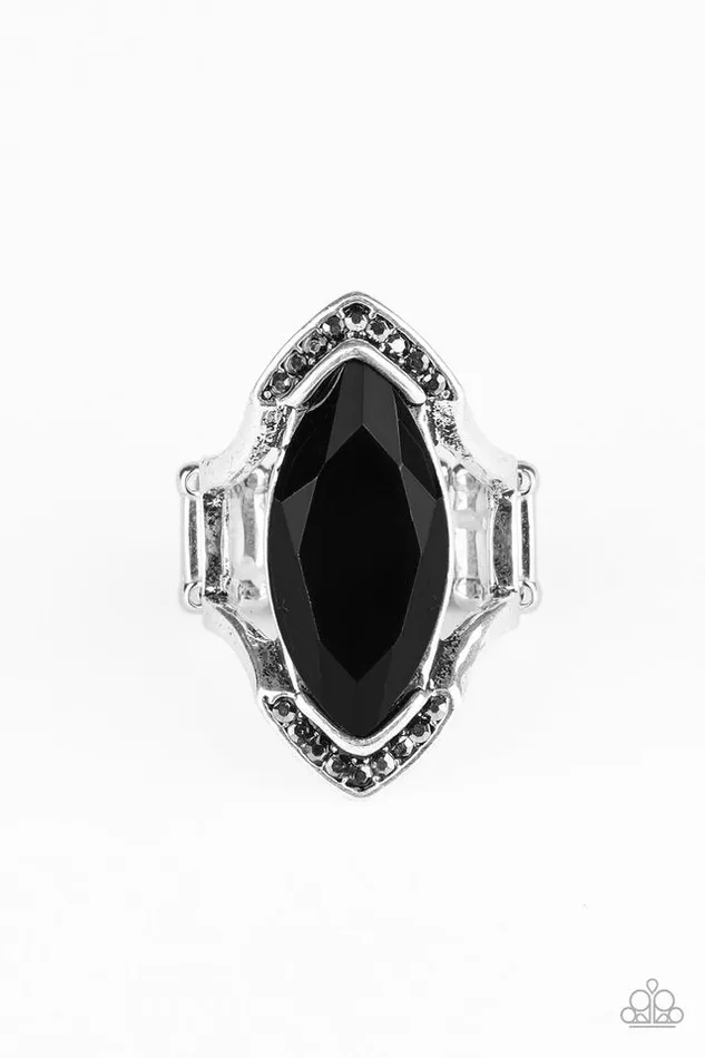 Paparazzi Ring Leading Luster Black Paparazzi Jewelry Rings Paparazzi Ring Leading Luster Black Paparazzi Jewelry Rings