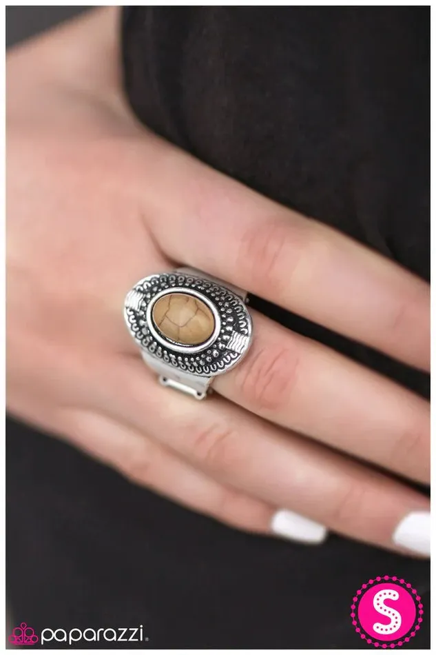 Paparazzi Ring Natural Selection Brown Paparazzi Jewelry Rings