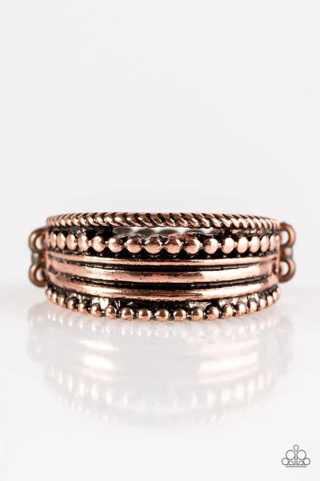 Paparazzi Ring Professional GLEAMer Copper Paparazzi Jewelry Rings