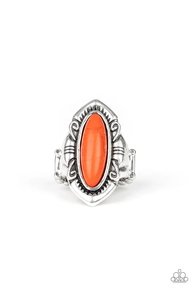 Paparazzi Ring Santa Fe Serenity Orange Paparazzi Jewelry Rings Paparazzi Ring Santa Fe Serenity Orange Paparazzi Jewelry Rings