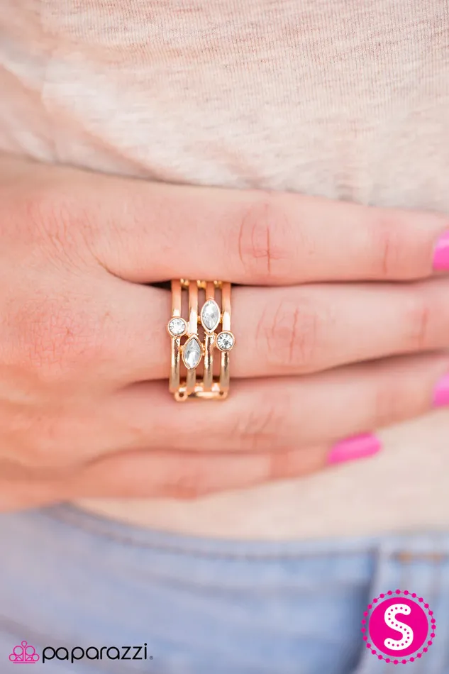 Paparazzi Ring Tampa Tango Gold Paparazzi Jewelry Rings