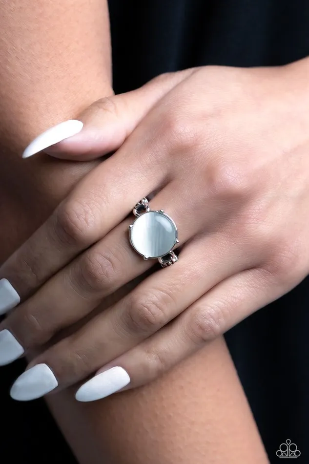 Paparazzi Ring Upper Class Uniform White Paparazzi Jewelry Rings