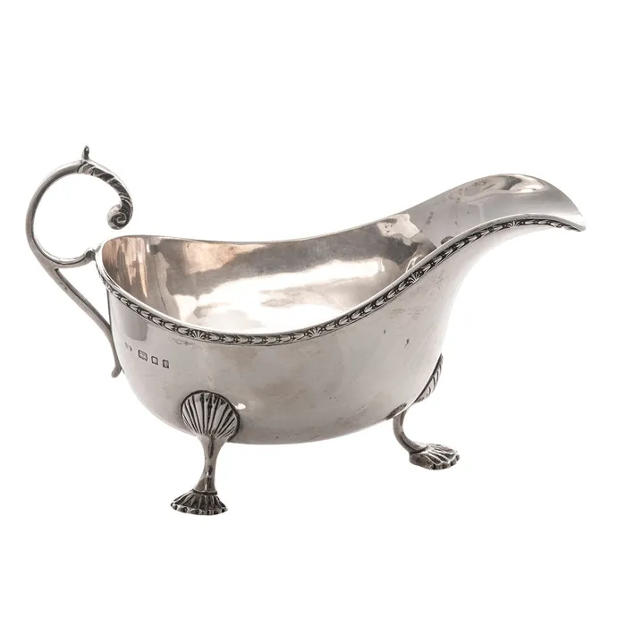 Rings Croghans Estate Sterling Silver Gravy Sauce Boat